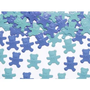 Konfetti PartyDeco Misie niebieskie, 15g